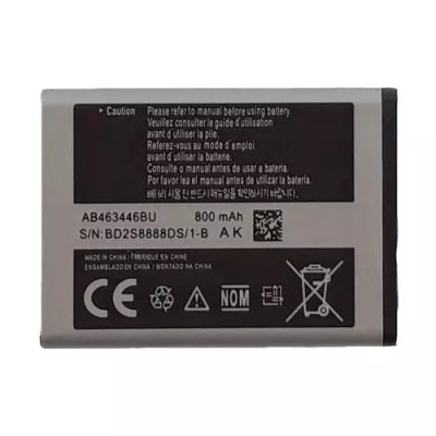 باتری موبایل مدل AB463446BU با ظرفیت 800 میلی آمپر ساعت مناسب برای گوشی سامسونگ E250